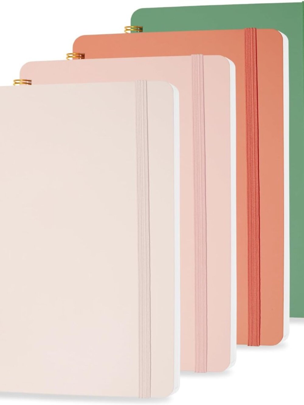 4 PCS Small Spiral Notebook 5x7, Spiral Journal Notebook, Notebooks for Work, No
